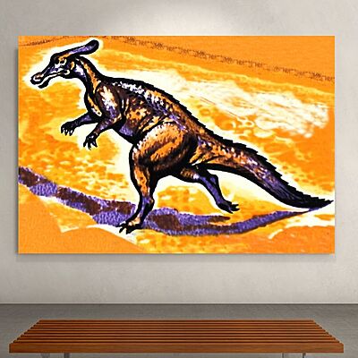 Wallart Saurolophus Wallart Saurolophus