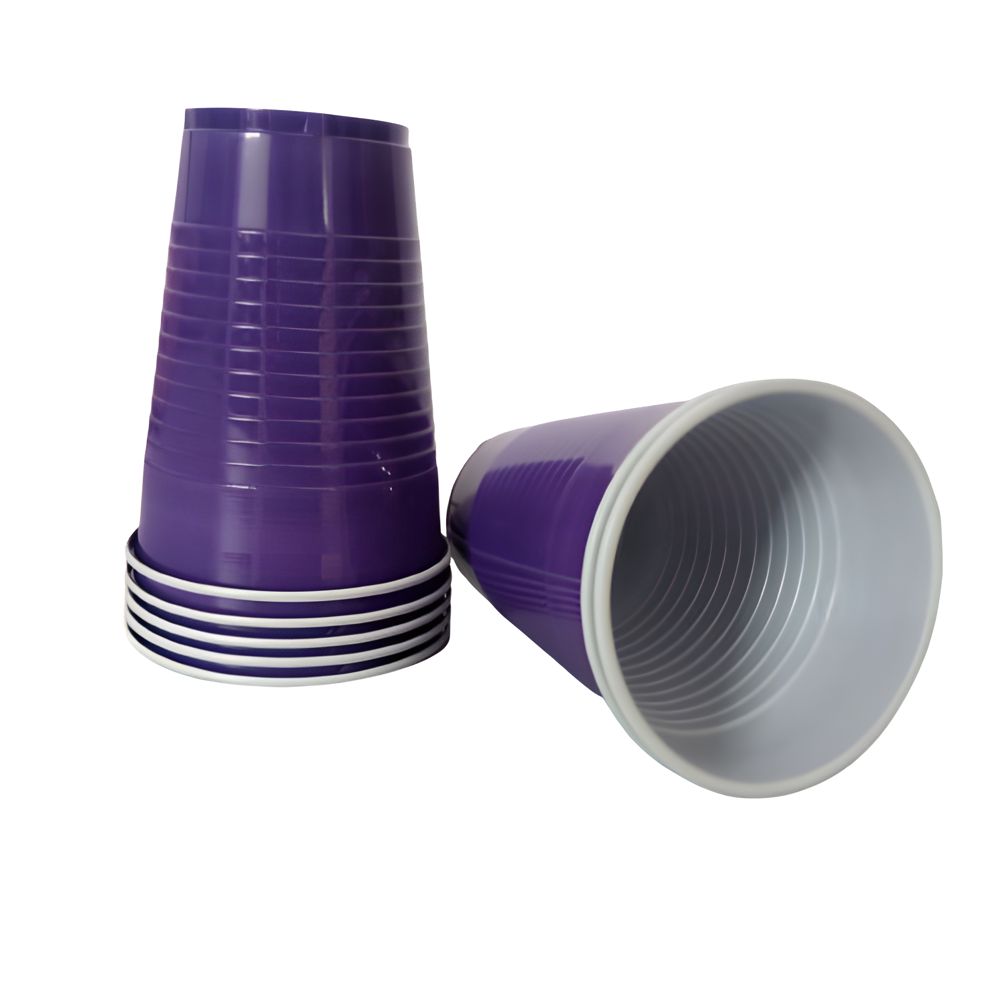 Set of 10 | 450ml Purple Pong Glasses | Reusable Party Drinking Cups | Eco-Friendly Multipurpose Glasses | for Parties, Events & More Set of 10 | 450ml Purple Pong Glasses | Reusable Party Drinking Cups | Eco-Friendly Multipurpose Glasses | for Parties, Events & More