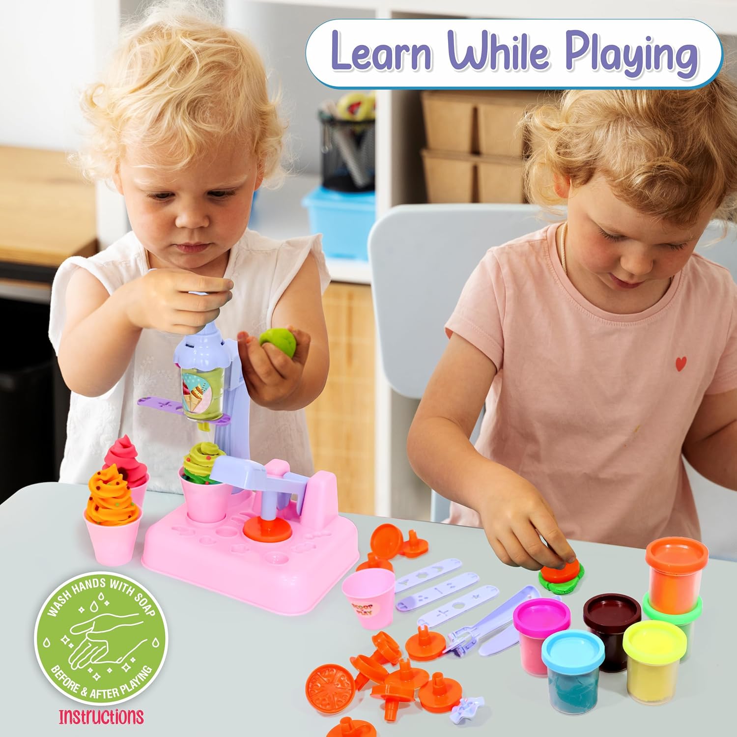Scoop n Play, Play Dough Ice Cream Maker Set Scoop n Play, Play Dough Ice Cream Maker Set