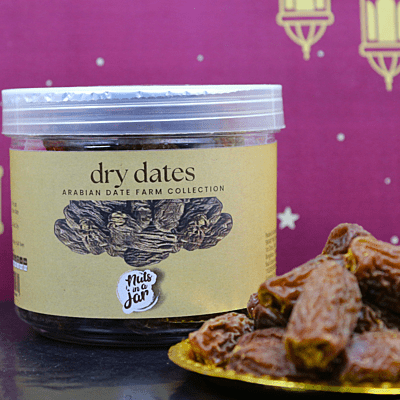 Nuts in a Jar Black Dry Dates 250 Grams