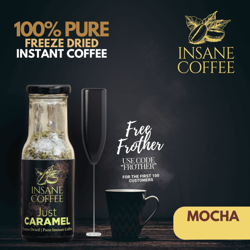 Insane Coffee Freeze Dried Mocha 50 Grams Insane Coffee Freeze Dried Mocha 50 Grams