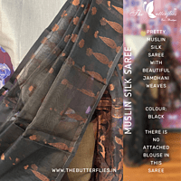 Pure Muslin Silk With Jamdani Weaves MKTSSCS20799 Pure Muslin Silk With Jamdani Weaves MKTSSCS20799