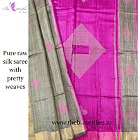 PURE RAW SILK SAREE WITH PRETTY WEAVES YBRSRSS19721 PURE RAW SILK SAREE WITH PRETTY WEAVES YBRSRSS19721