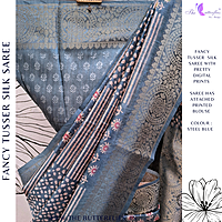 FANCY TUSSER SILK SAREE IHFSTUS23893 FANCY TUSSER SILK SAREE IHFSTUS23893