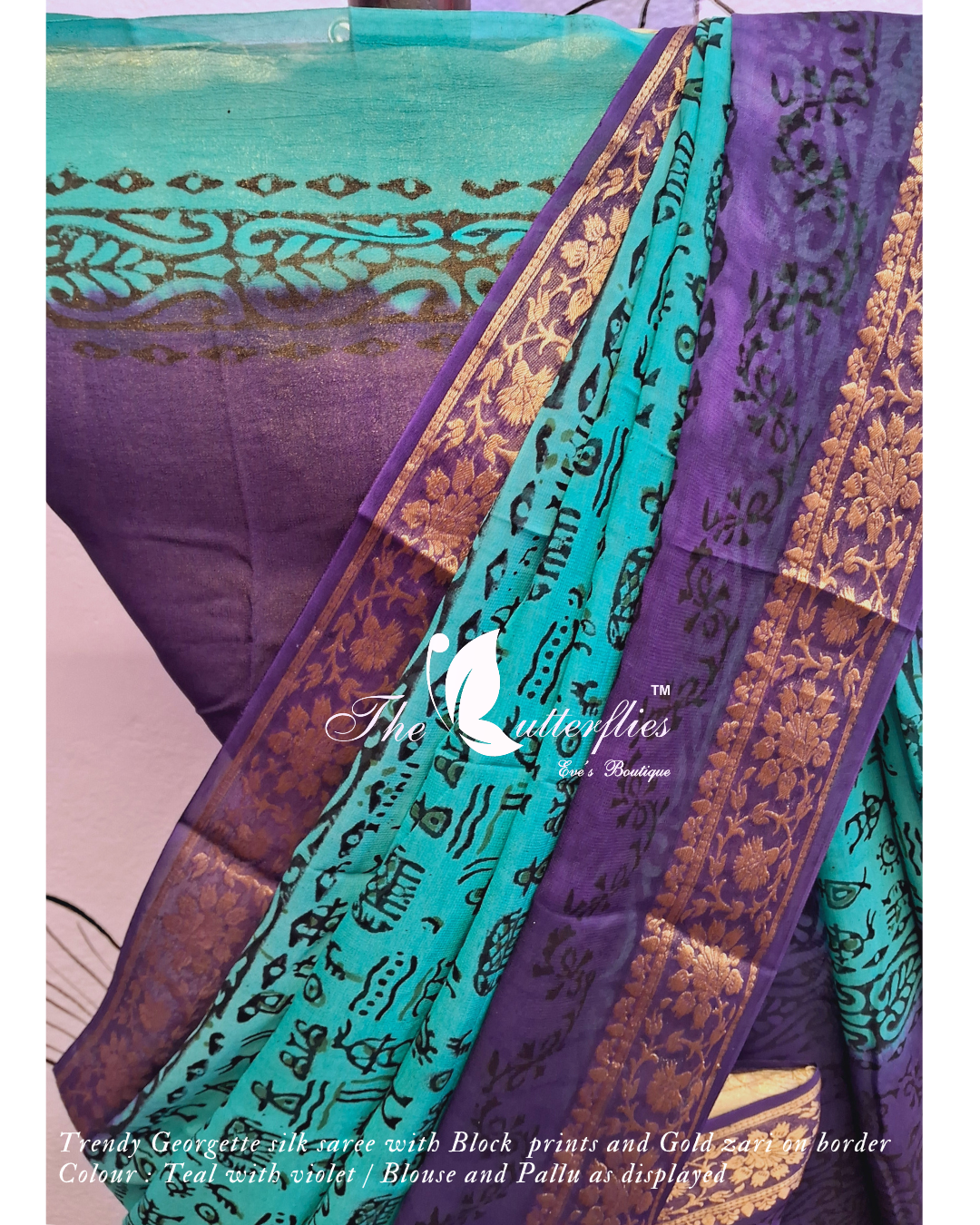 GEORGETTE SILK SAREE ORDSGRS24158