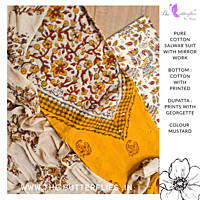 PURE COTTON SALWAR SUIT ORDCCOT24374