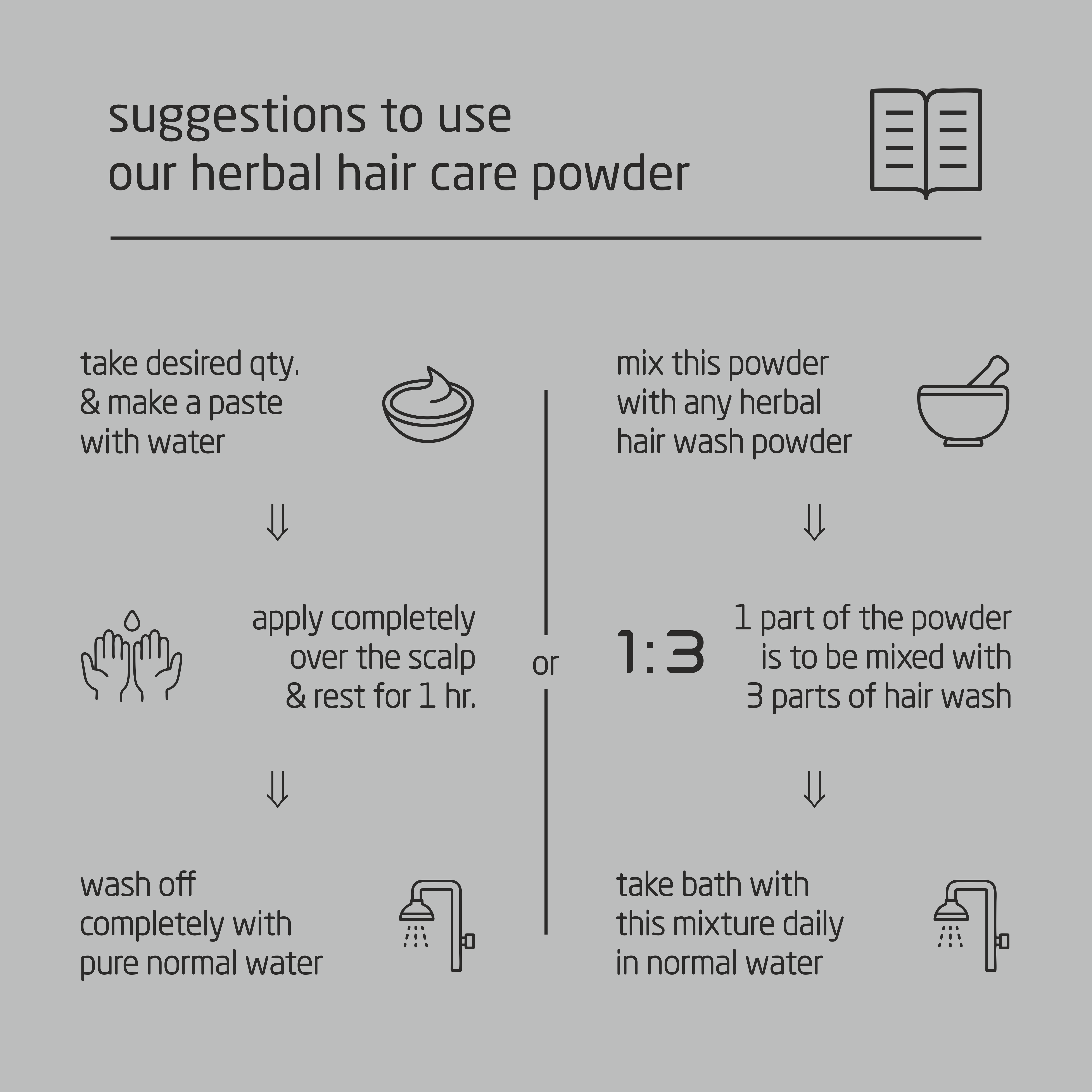 Super Premium Herbal Hair Care Powder - 100g Super Premium Herbal Hair Care Powder - 100g