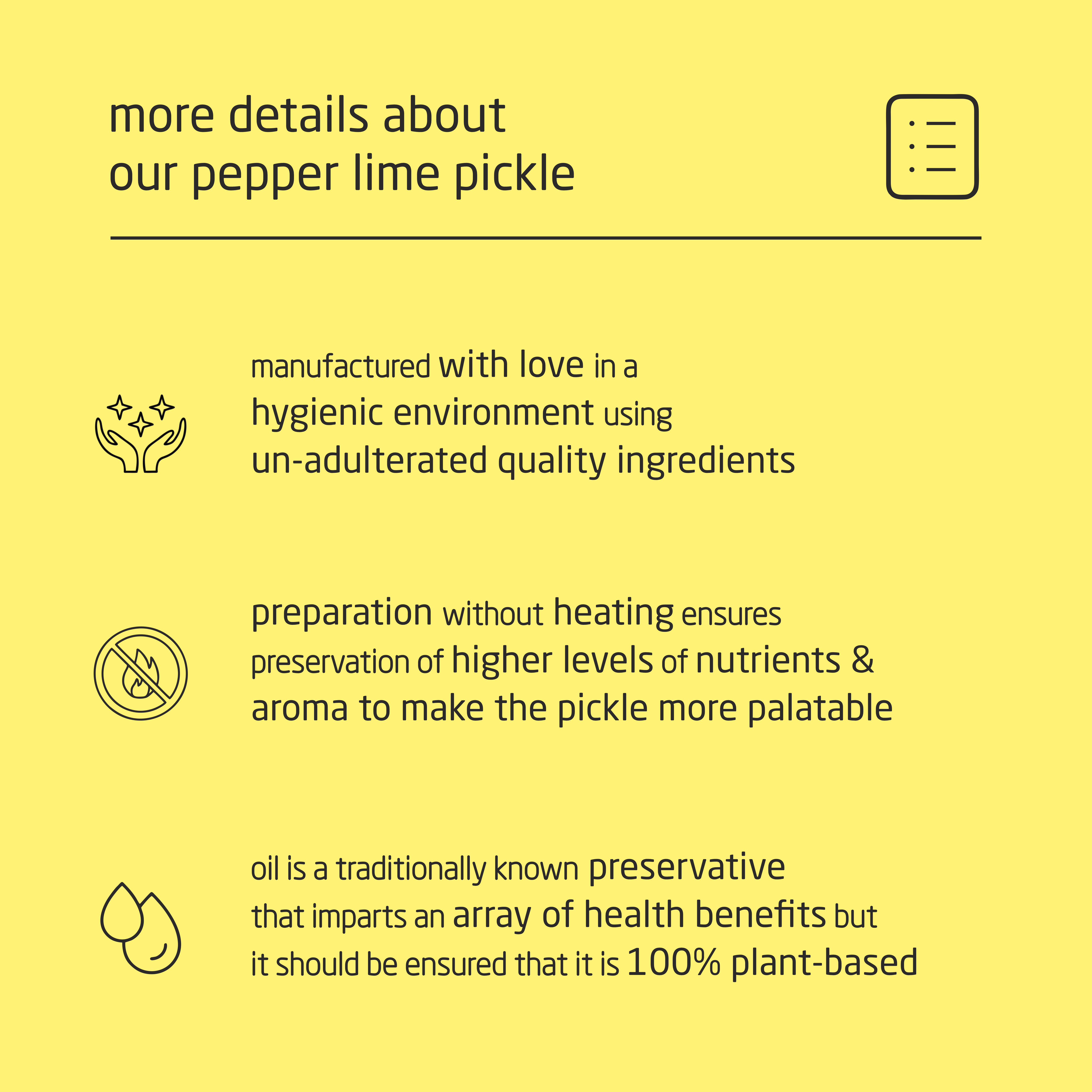 Premium Cold-Packed Pepper Lime Pickle – 185g Premium Cold-Packed Pepper Lime Pickle – 185g