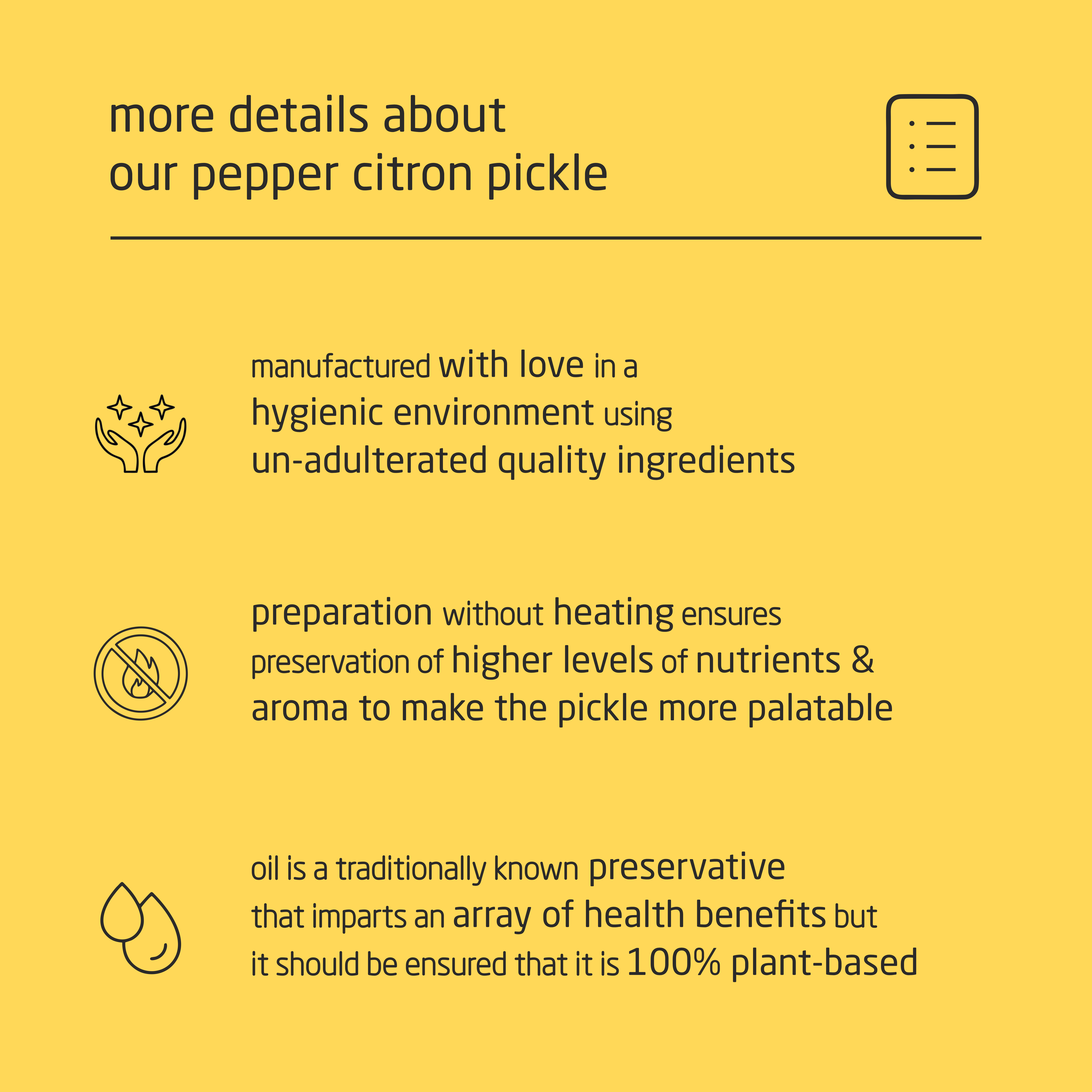 Premium Cold-Packed Pepper Citron Pickle – 185g Premium Cold-Packed Pepper Citron Pickle – 185g