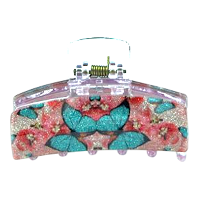 Elegant Printed Hair Claw Clip