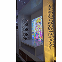 Hanuman Ji Mandir Printed on Acrylic with Storage Space | Sehrawat Brothers