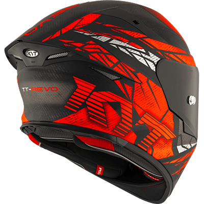 KYT TT-REVO Combustion Matt Red
