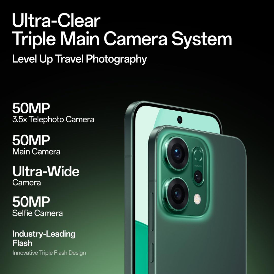 OPPO Reno14 5G 6000 mAh Battery | Dimensity 8350 Processor OPPO Reno14 5G 6000 mAh Battery | Dimensity 8350 Processor