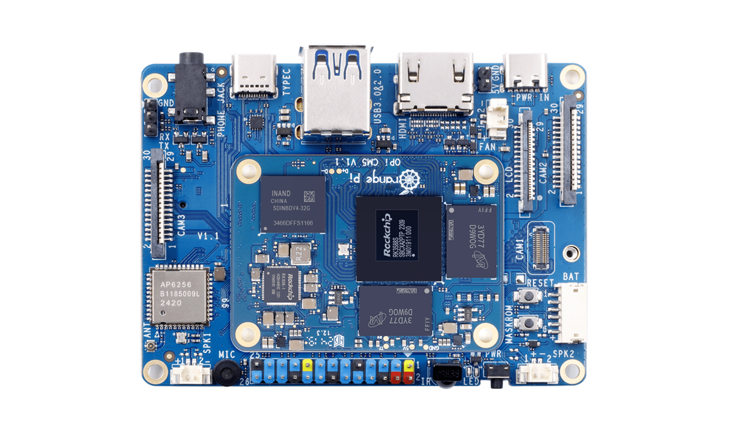 OrangePi CM5 Tablet Base Board OrangePi CM5 Tablet Base Board