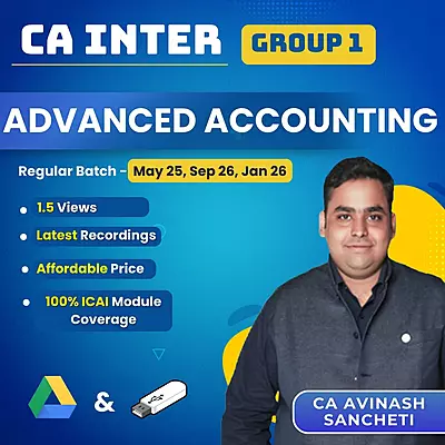 CA Inter Advanced Accounting (Group 1) By CA Avinash Sancheti