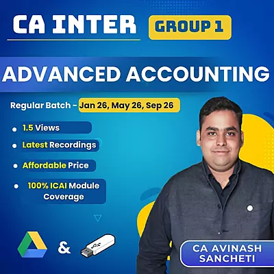 CA Inter Advanced Accounting (Group 1) By CA Avinash Sancheti