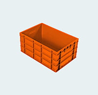 600*400*275 Injection Moulded Plastic Crate