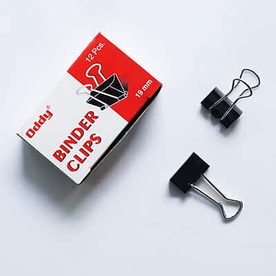 Oddy Binder Clip Black