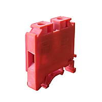TERMINAL BLOCK POLYMIDE upto 25 sqmm  - FTS25P RED WITH END PLATE
