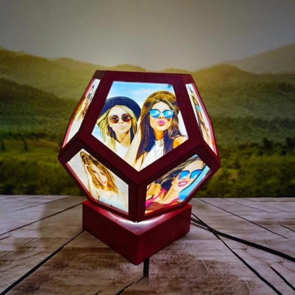Sublimation Printed Led Rotating Lamp Your 11 Photos/Text Messages | Personalized Print Photo Frame Sublimation Printed Led Rotating Lamp Your 11 Photos/Text Messages | Personalized Print Photo Frame