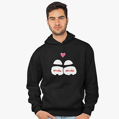 Printed Revaman Made for Each Other: Sublimation Printed Hoodies for Singles Printed Revaman Made for Each Other: Sublimation Printed Hoodies for Singles