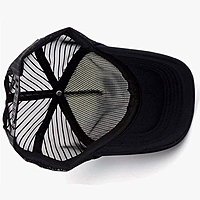 Printed Magic Boy Printed Adjustable Baseball Cap - Black & White