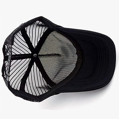 Printed Magic Boy Printed Adjustable Baseball Cap - Black & White Printed Magic Boy Printed Adjustable Baseball Cap - Black & White