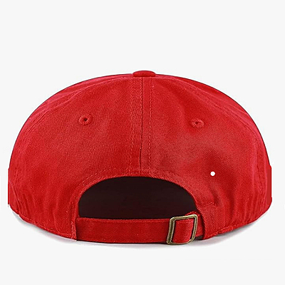 Angry red color Printed Primum Cotton Summer Adjustable Unisex Outdoor Embroidered Cricket Cap Angry red color Printed Primum Cotton Summer Adjustable Unisex Outdoor Embroidered Cricket Cap