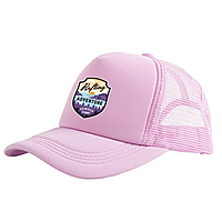Sublimation Full Pink Mesh Adult Cap