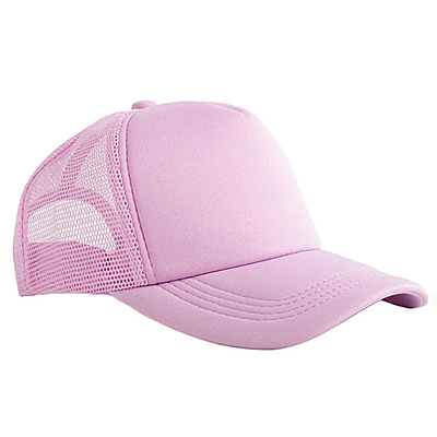 Sublimation Full Pink Mesh Adult Cap Sublimation Full Pink Mesh Adult Cap