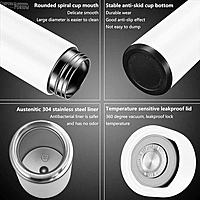 Your Name Printed Stainless Steel Bottle | Vacuum Insulated Bottle with Tea Filter | 500 ML