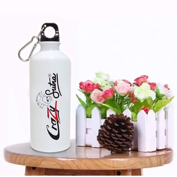 Printed Sublimation Coated Blank Water Bottle/Sipper White - 600Ml