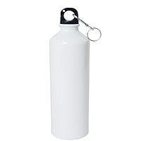 Printed Sublimation Coated Blank Water Bottle/Sipper White - 600Ml