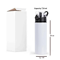 Printed Shivaji Maharaj Aluminum Sublimation Water Bottle MN-18 Sports/School