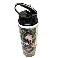 Printed Personalized Sipper Bottle with Nozzle 600ML Sports Hydration Flask Suitable for Daily Life,