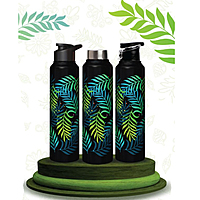 Printed Water Bottle 1 litre, Water Bottles For Fridge, School,Gym,Home,office,Boys, Girls, Kids