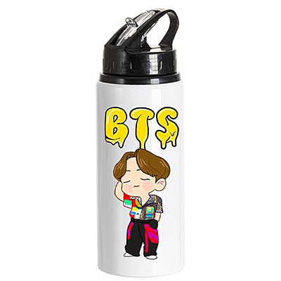 Printed BTS Aluminum Sublimation Water Bottle-750ml Sports/School Printed BTS Aluminum Sublimation Water Bottle-750ml Sports/School