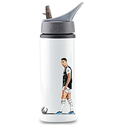 Printed Ronaldo Aluminum Sublimation Water Bottle Model-12 Sports Printed Ronaldo Aluminum Sublimation Water Bottle Model-12 Sports