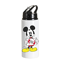 Printed Mickey mouse Aluminum Sublimation Water Bottle With Wide Mouth (A3) Sports