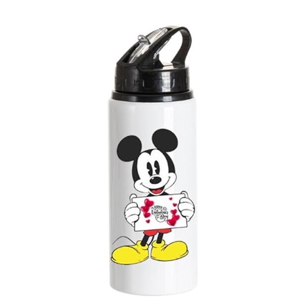 Printed Mickey mouse Aluminum Sublimation Water Bottle With Wide Mouth (A3) Sports Printed Mickey mouse Aluminum Sublimation Water Bottle With Wide Mouth (A3) Sports