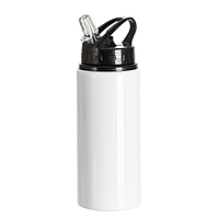 Printed Doraemon Aluminum Sublimation Water Bottle With Wide Mouth (A1) Sports/School