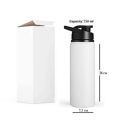 Cr7 Printed Aluminum Sublimation Water Bottle With Wide Mouth Black cap Sports/School Cr7 Printed Aluminum Sublimation Water Bottle With Wide Mouth Black cap Sports/School