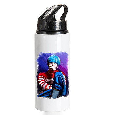 Jungkook sipper water bottle With BTS print For Boy and girl Use school Jungkook sipper water bottle With BTS print For Boy and girl Use school