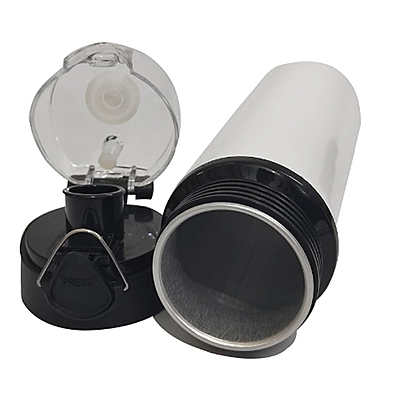 Ronaldo Printed Aluminum White Water Bottle Sports/School/
