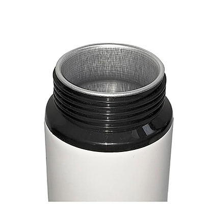 Ronaldo Printed Aluminum White Water Bottle Sports/School/