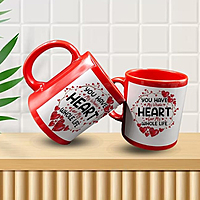 Printed Mug Collection - Valentines Day Template Designs for Sublimation Printing - Ideal Gifts for Husband - Wife - Girlfriend - Boyfriend