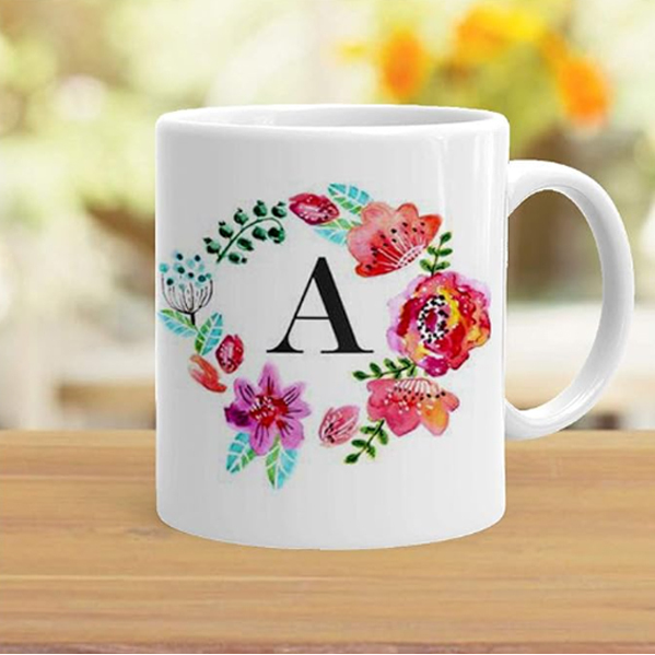 Printed Alphabet A Theme Printed Tea Coffee Mug (325 ml)- Gift for Family,Friends and Everyone
