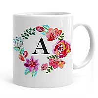 Printed Alphabet A Theme Printed Tea Coffee Mug (325 ml)- Gift for Family,Friends and Everyone