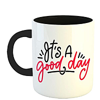 Printed Coffee Mug, Motivational Quotes - It’s a Good Day, Gifts for Fitness Enthusiast, Gift for Coworkers, Students,