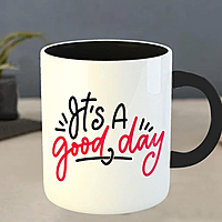 Printed Coffee Mug, Motivational Quotes - It’s a Good Day, Gifts for Fitness Enthusiast, Gift for Coworkers, Students,